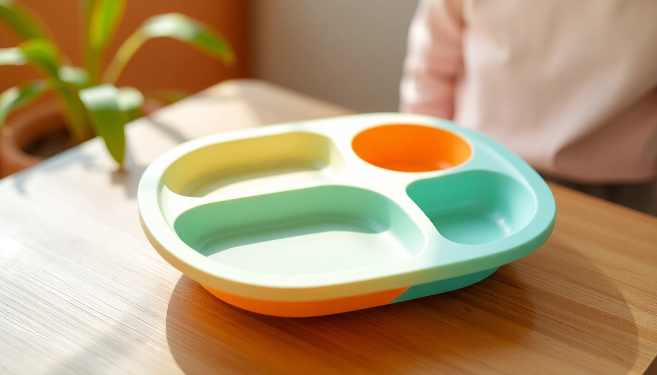High-Quality Piatto Silicone Divisorio 3 Scomparti for Safe and Fun Feeding